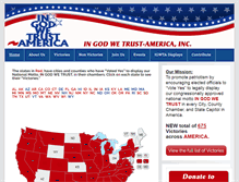 Tablet Screenshot of ingodwetrust-america.org